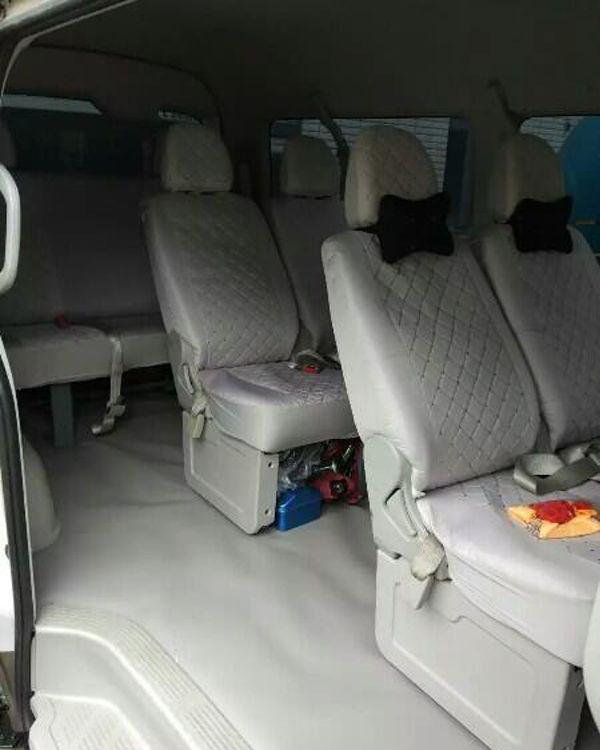 Jiangling Ford Transit Sitzbezug für 6-, 8-, 14- und 15-Sitzer oder JMC Rundum-Sitzschutz.