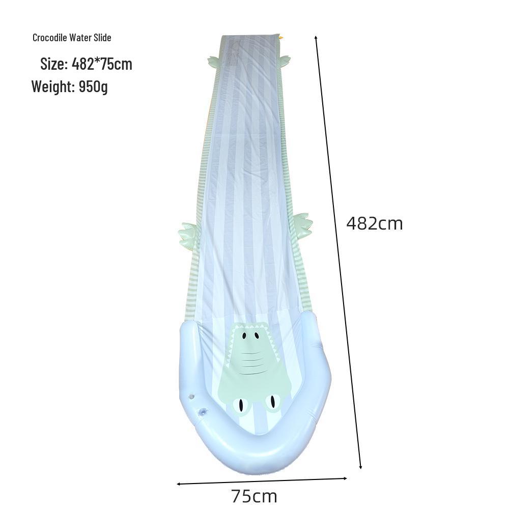 

Водная горка «Крокодил»: Летняя игрушка-спрей для детей для игр на открытом воздухе
