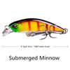 Sinking Fishing Lures Artificial Fishing Lure River Minnow 4.3g 5.4cm Hard Bait
