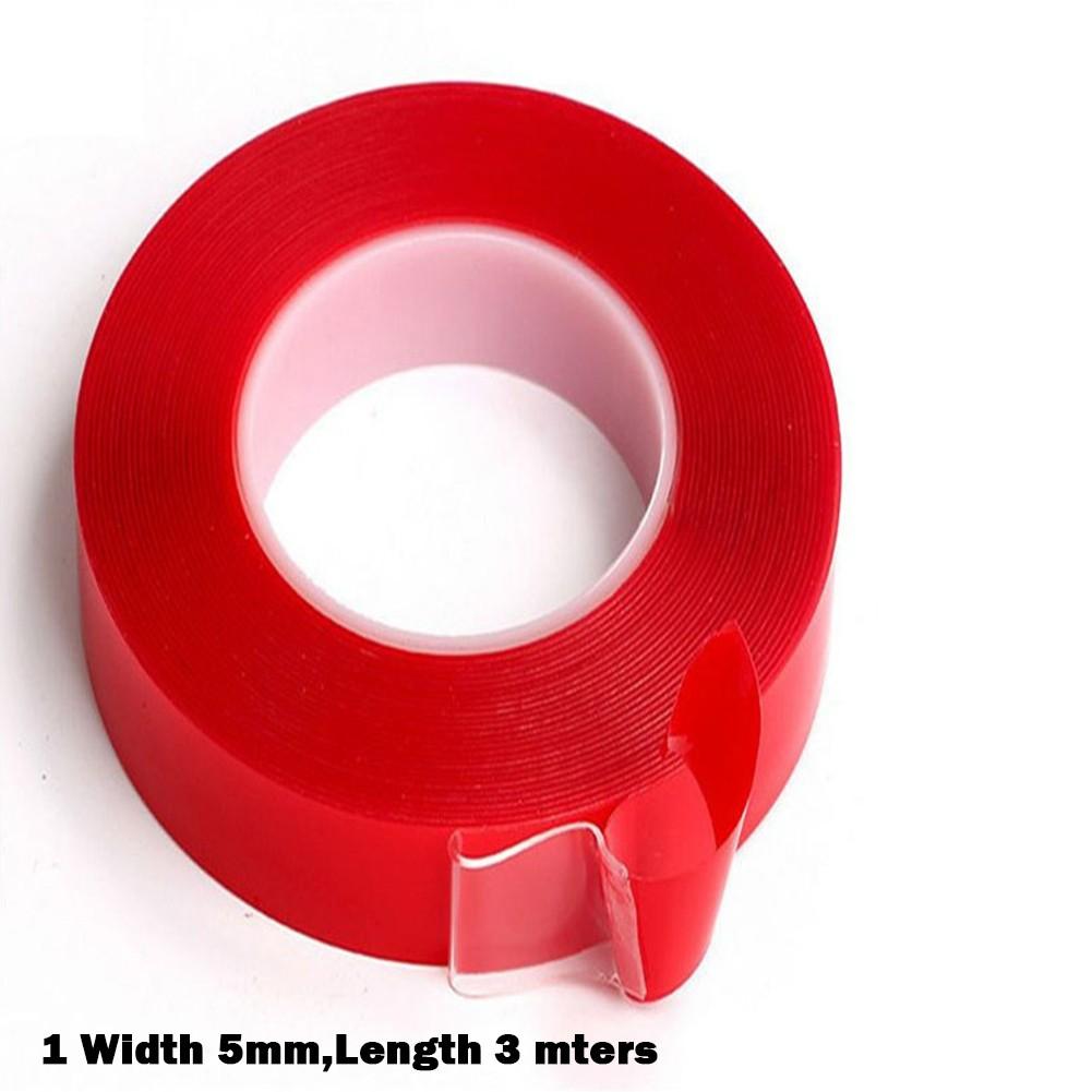 Thin and Waterproof Double sided Tape for Traceless and Transparent Bonding 5mm