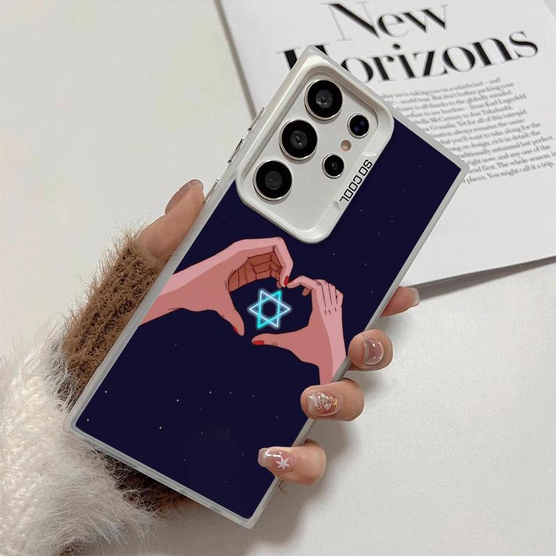 David Jewish Star Symbol Shockproof Phone Case for Samsung Galaxy S26 Edge S25 Ultra S24 FE S23 Plus S21 Cover Anti Fall Fundas