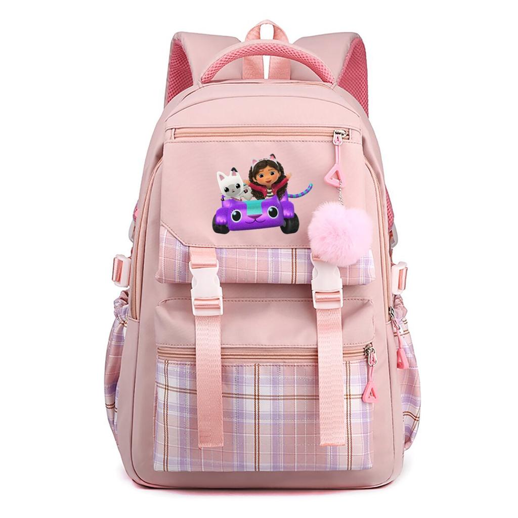 Gabys Puppenhaus Animierter Peripherer Bedruckter Rucksack College-Wind Hohe Kapazität Studenten-Schultasche