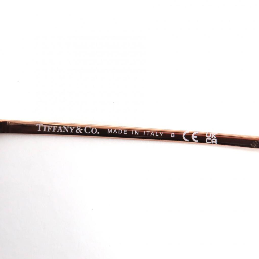 Geweldige TIFFANY&Co. zonnebril Vierkant Bril zwart Dames TF4191-F Gebruikt