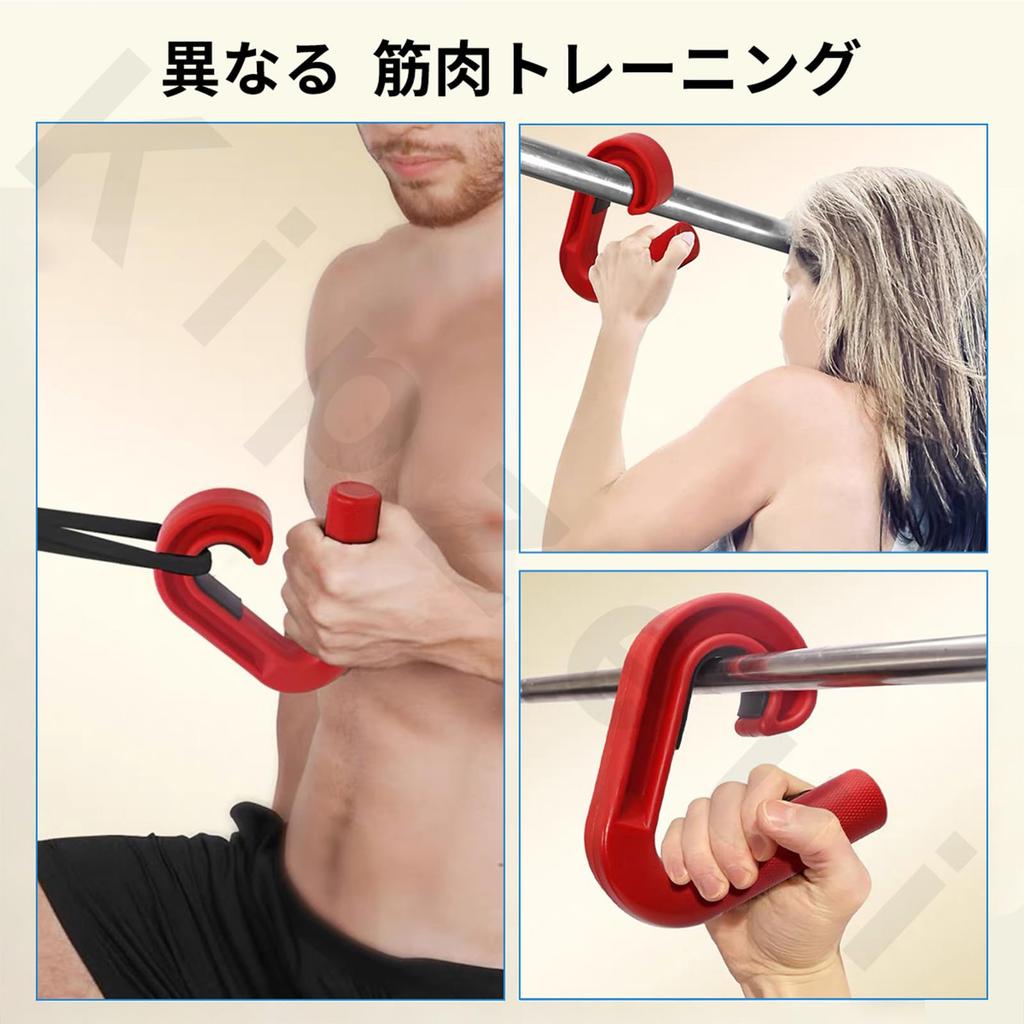Pull-up Handle Attachment for Pull-up Bars, Exercise Handle, Hand Grip, 90° Hook Type, Non-slip, No Screws Required, Ideal for Home or Travel, Multifu