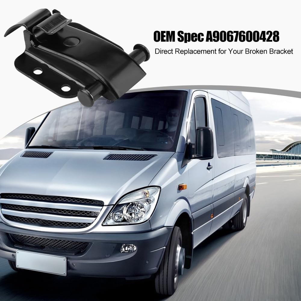 Sprinter Rear Door Rear Door Stops, Door Check Strap Hinge Catch, Car Rear Door Check Strap Bracket Locator A9067600428 Replacement for Sprinter
