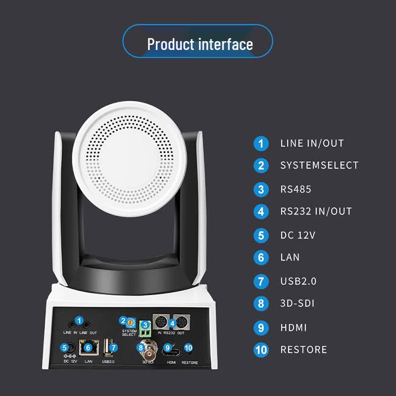 Runpu AI Tracking 4K60 Video Conference Camera (CN Version)