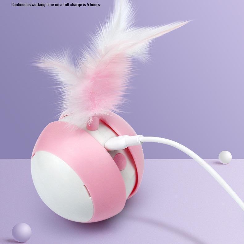 Rechargeable Electric Cat Toy: Automatic Self-Entertainment Teasing Ball