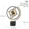 Modern Globe Sculpture - Stainless Steel Multi-Dimensional Home Office Decor, Perfect Gift for Art Lovers (S)