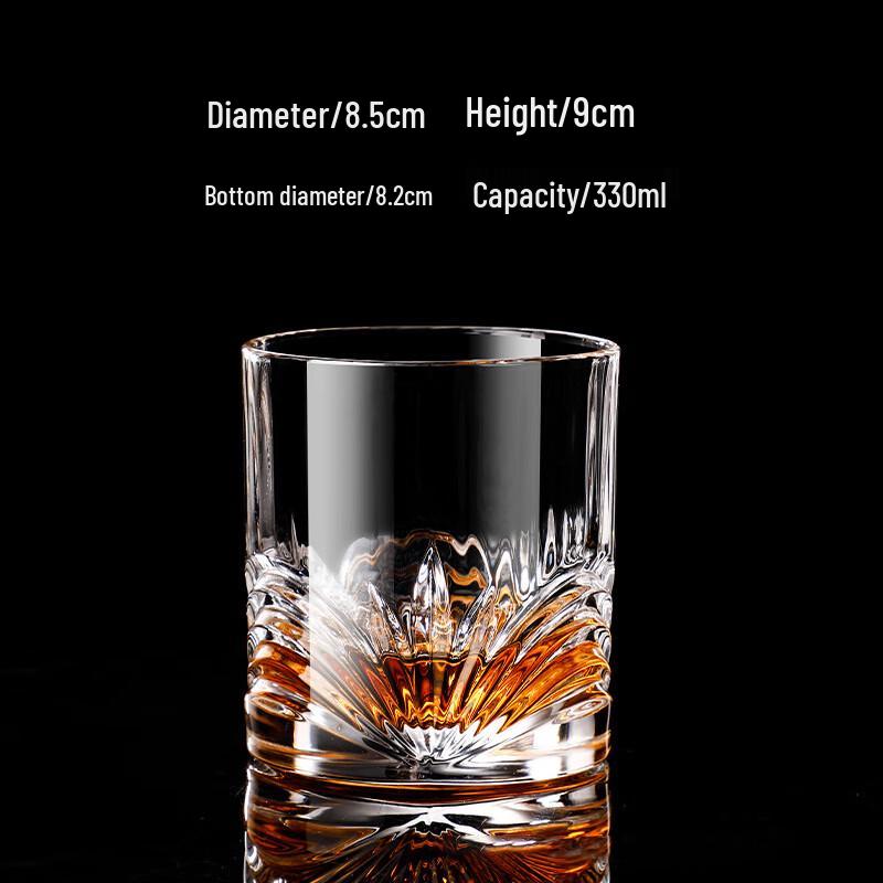 Sikaizhuo Elegant Glass Whiskey & Beverage Tumblers