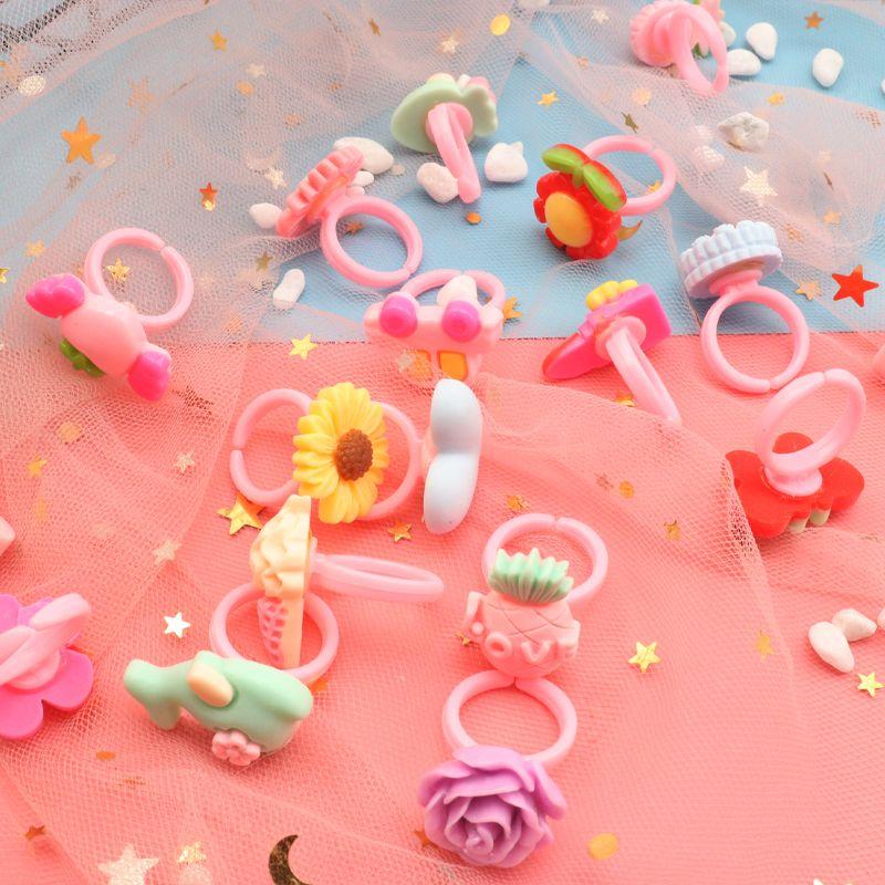 

Детское кольцо Пластиковое Мультяшное Детский подарок Детский сад Школа Маленький подарок Детские украшения Девочка Малыш В коробке Cartoon ring in bulk 50