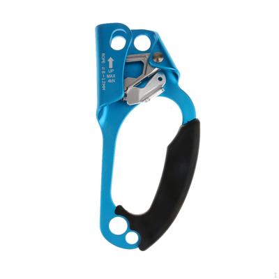 Right Hand Ascender, Rock Climbing Tree Arborist Rappelling Gear Equipment Rope Clamp for 8~12mm