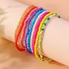 Bohemian Handmade Colorful Beads Anklet Summer Beach Beaded Ankle Bracelet Women Girls Holiday Jewelry Gifts
