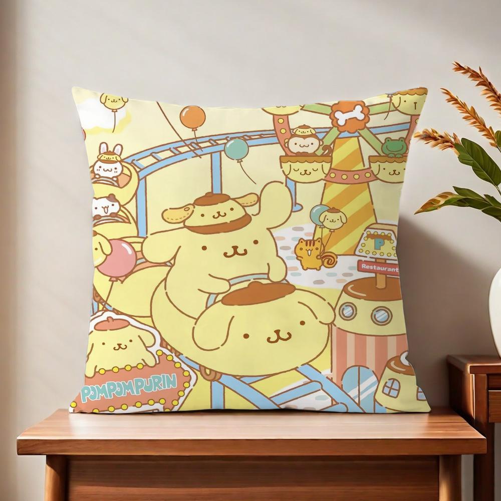 Kawaii P-pom anime P-purin cushion cover For Pillow Printing Sofa Decoration Home Car Room Coffee Shop Office Nordic Simplicity