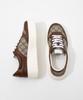 Gucci GG Supreme Size 669582 UPGA0 Men's Sneakers, Beige/Ebony, 25.0 cm, [Used]