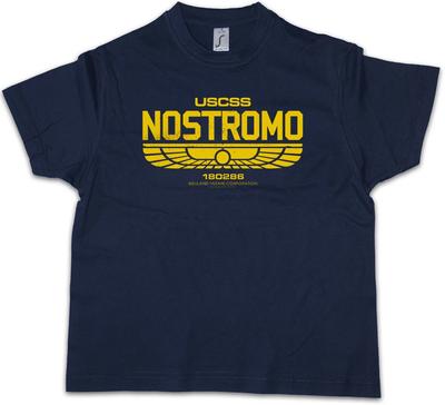 USCSS NOSTROMO IV Kids Boys T-Shirt Prometheus Corporation Weyland Alien-