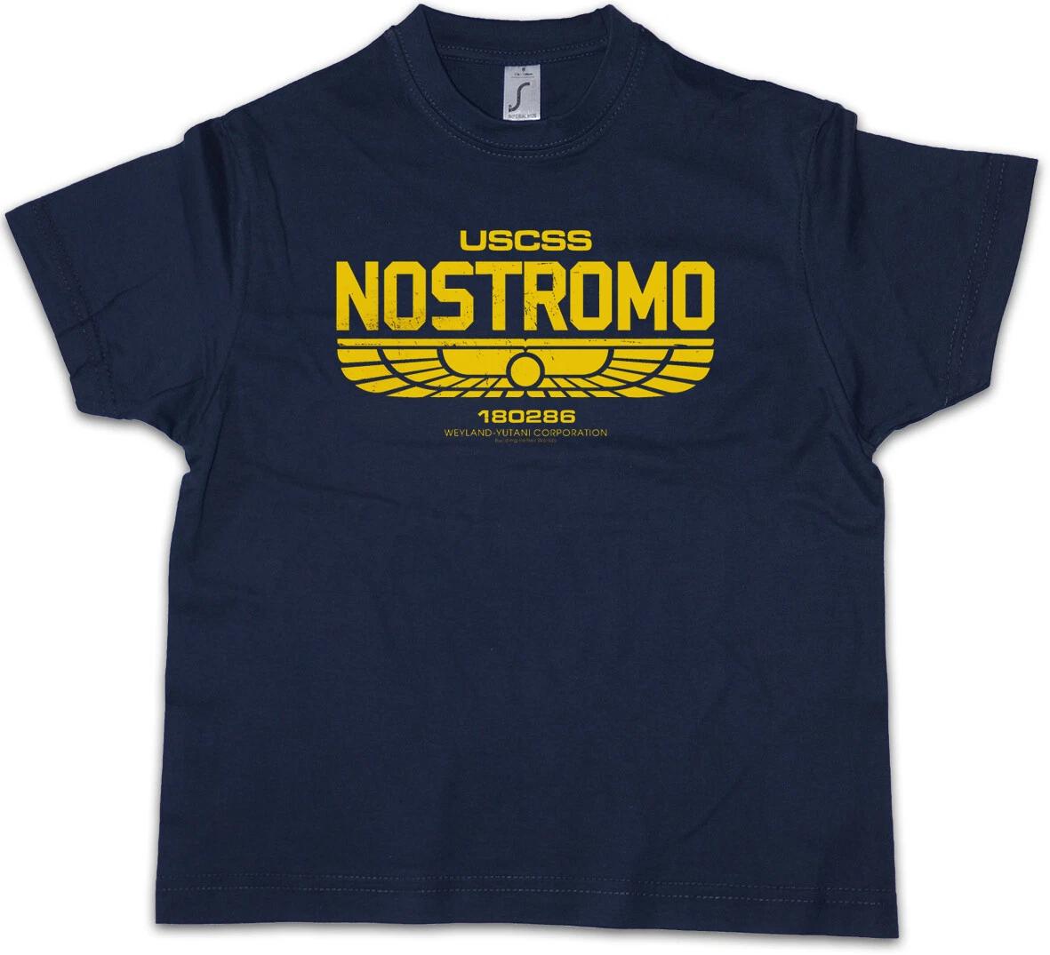 USCSS NOSTROMO IV Kids Boys T-Shirt Prometheus Corporation Weyland Alien- 160