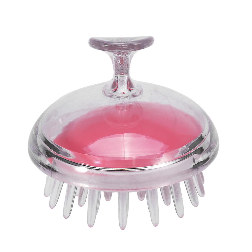 Health Care Shampoo Hair Scalp Massager Shower Brush Hair Washing Massage Comb Beauty Tool Pink