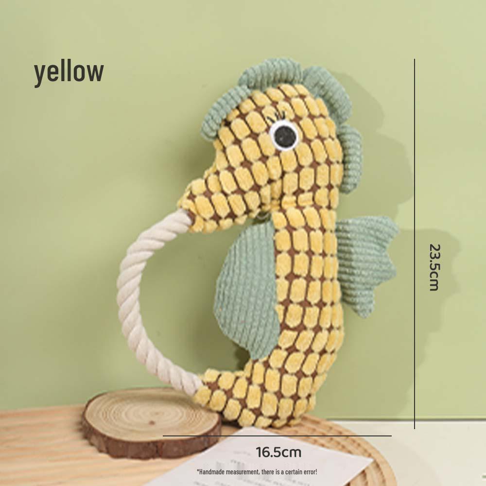 

Pineapple Plush Squeaky Dog Toy for Teething & Boredom Relief - Durable, Interactive, and Self-Entertaining.