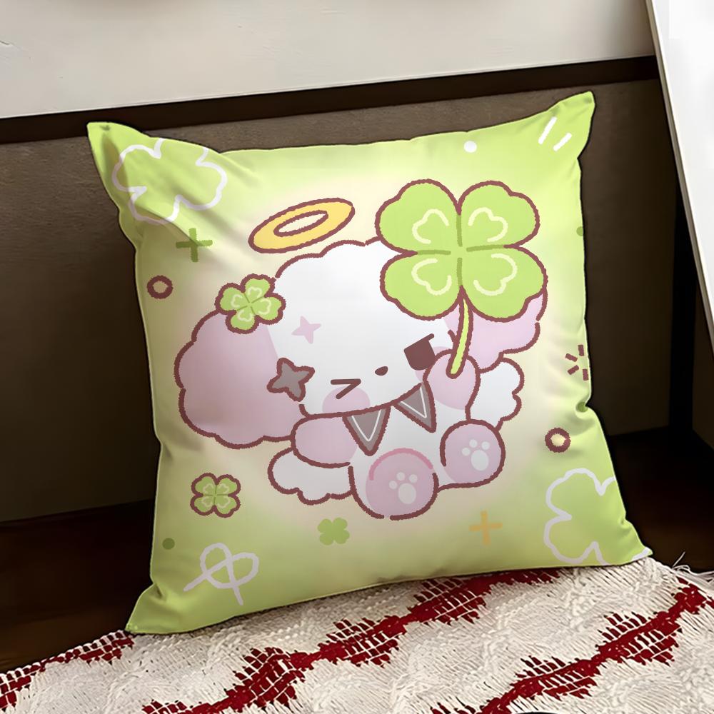 Cute NNono Cushion Cover Reversible Soft Durable Pillow Cover Home  Car MultiScene Use for Daily Comfort