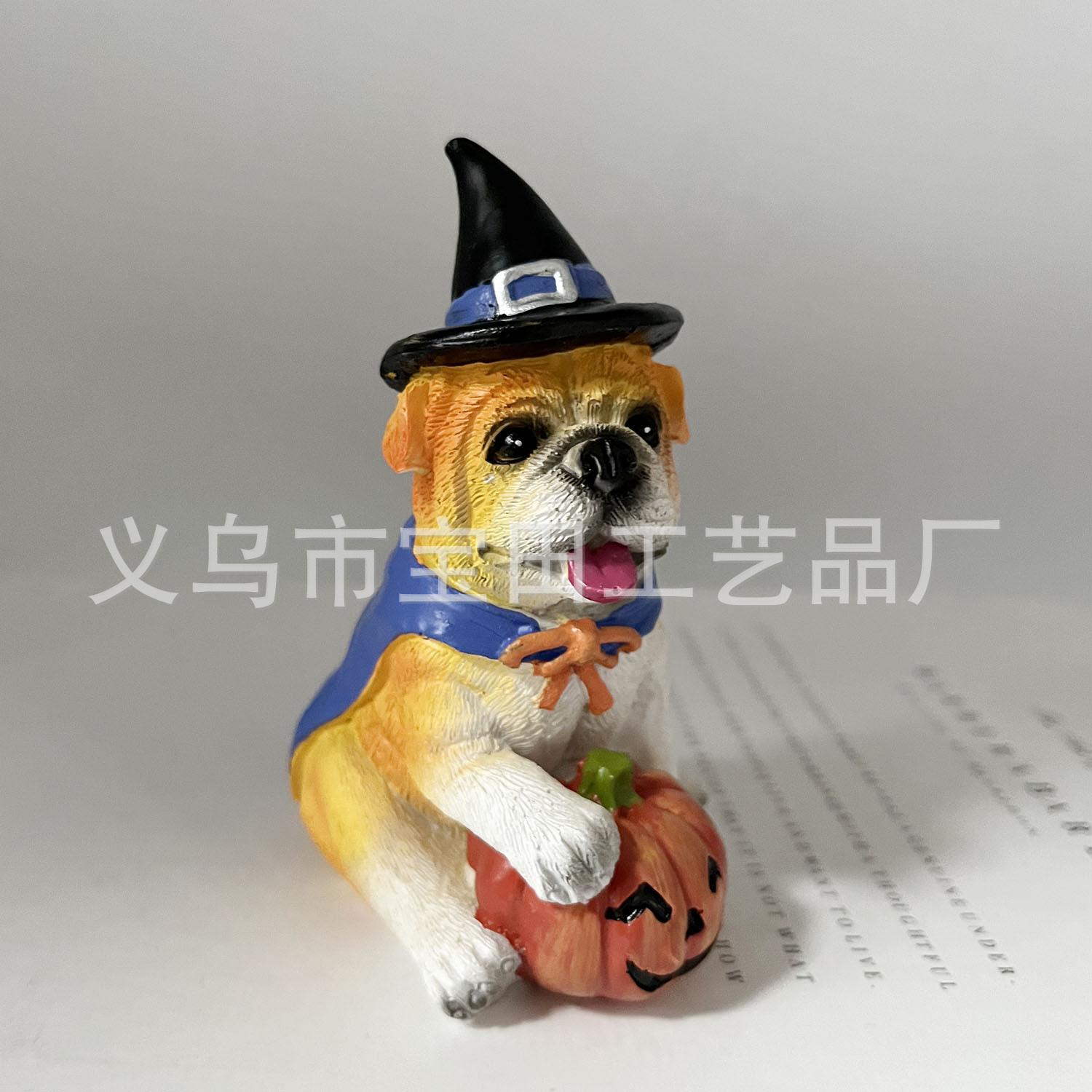 New Pumpkin Dog Pumpkin Cat Tabletop Ornament Festive Atmosphere Ornament