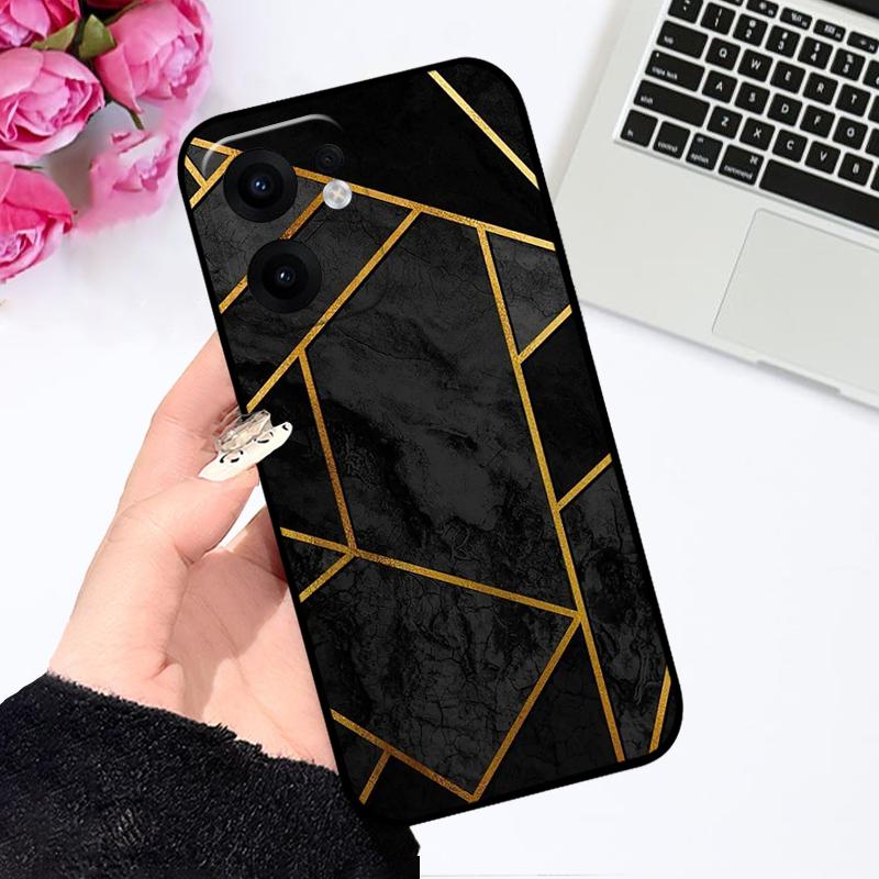 For Oppo Reno13 F Case Reno 13 F 4G 5G Color Painted Soft Silicone Phone Shells For OPPO Reno 13F Shockproof Bumper Fundas Cover