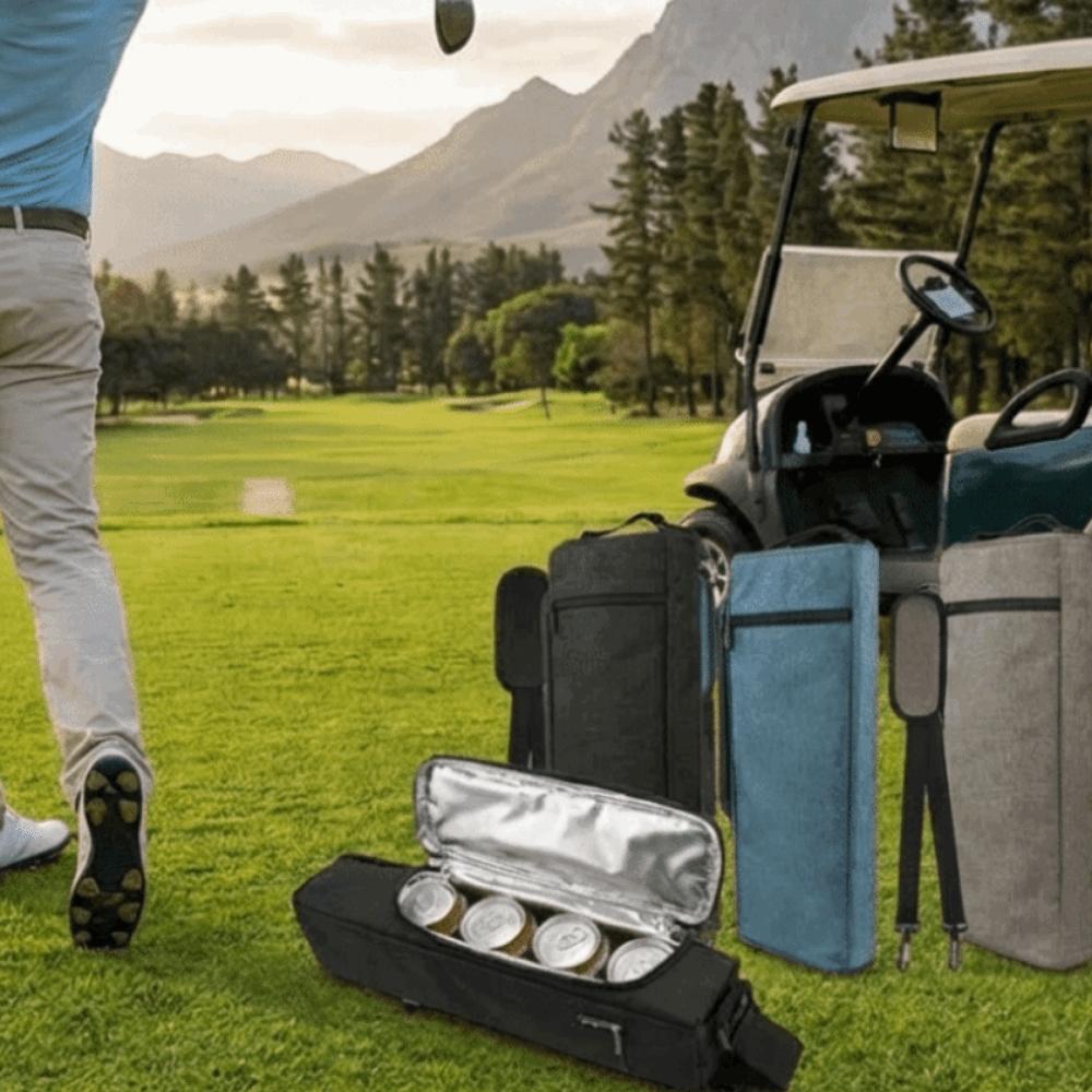 Lightweight Golf Cooler Bag Leak-proof Wine Cooler Carrier Insulated Drink Bag  Barbecue