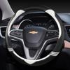 Koolstofvezel Auto Stuurwielen Cover 38 cm Voor Chevrolet Cruze Malibu Sail Spark Captiva Equinox Trax/Tracker AVEO Lova RV