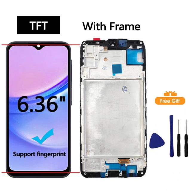 6.5" AMOLED Display For Samsung Galaxy A25 5G LCD Display Touch Screen Digitizer Assembly For Samsung A256E A256B A256U Screen Replacement