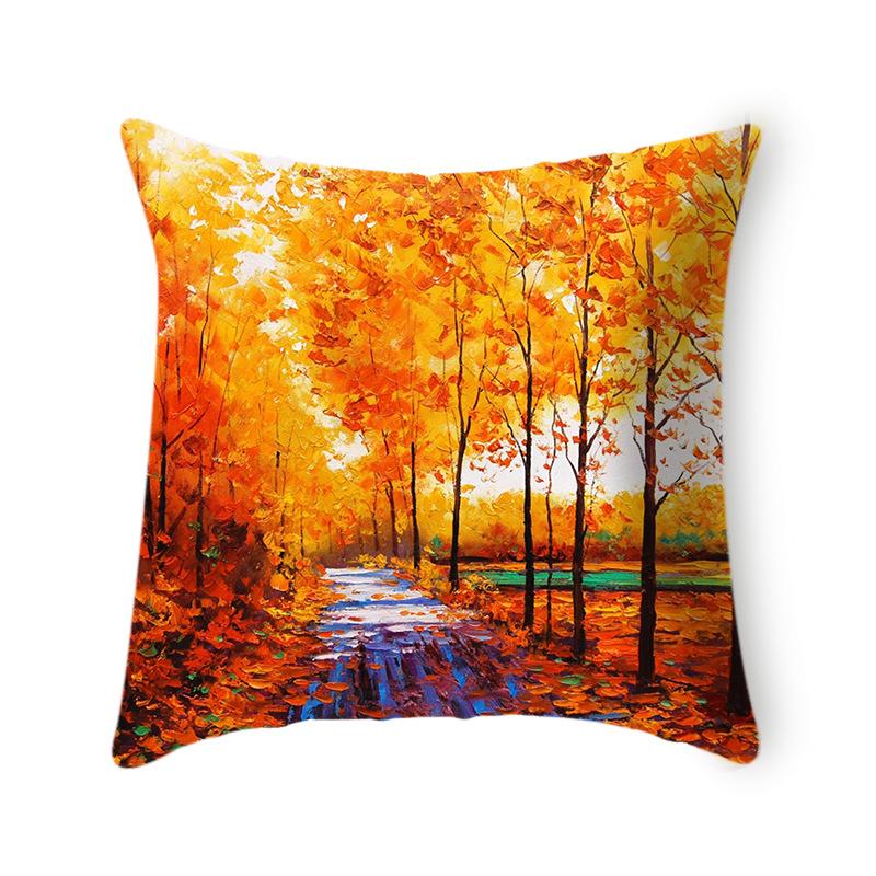 European Style Home Furnishing Linen Short Plush Cushion Pillow Case