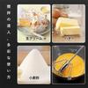 Semi-Automatic Whisk, Rotating Hand Mixer, No Power Required, Stainless Steel, for Eggs, Whipped Cream, and Baking