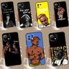 Rapper 2pac Tupac Case For Xiaomi 14 Ultra 13 12 Lite 11T 12T 13T Pro POCO X6 M6 X3 X5 Pro M5s F3 F5 F6 Cover