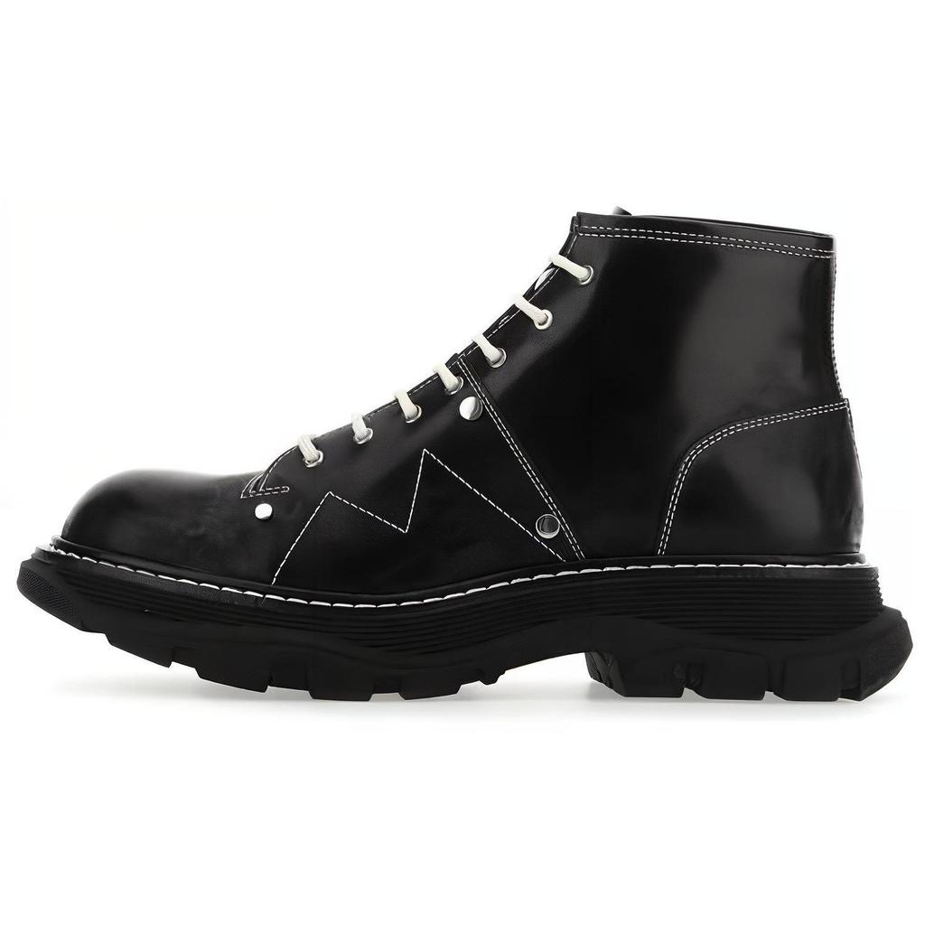 Alexander Mcqueen Tread Lace Up Boots 'Black' 604253WHZ851081