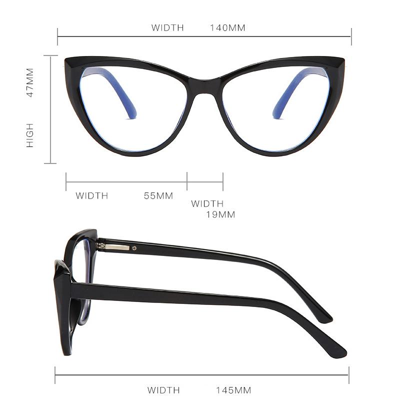 Anti-blue Light Glasses Sexy Sweet Cat Eye Eyewear Women Men Luxury Eyeglasses Blue Light Blocking Man Lady Computer Eyeglas