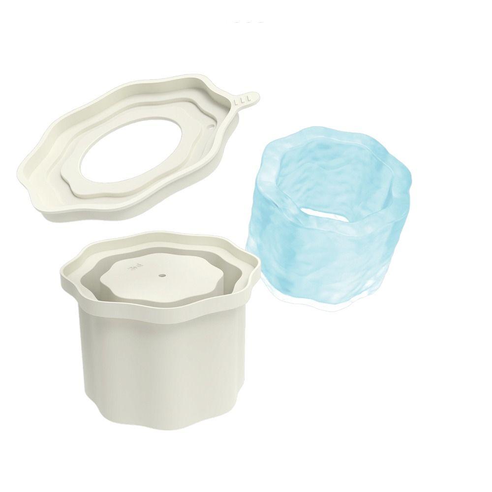 Silicone Silicone Ice Molds with Lid Ice Cube Maker Mold for Stanley Cup 20-40oz