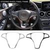 Car Steering Wheel Cover Decoration Trim for Mercedes Benz A B C E GLA GLC CLA GLE GLS Class W246 W205 W213 X253 X156