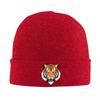 Tiger Head Pattern  Warm Knitted Cap Hip Hop Bonnet Hat Autumn Winter Outdoor Beanies Hats for Unisex Women Adult
