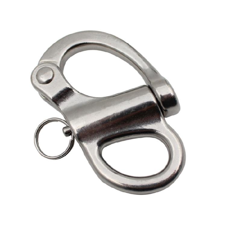 Stainless Steel 35-96mm Swivel Eye Snap Shackle Quick Rlease Snap Shackle Hook  35mm