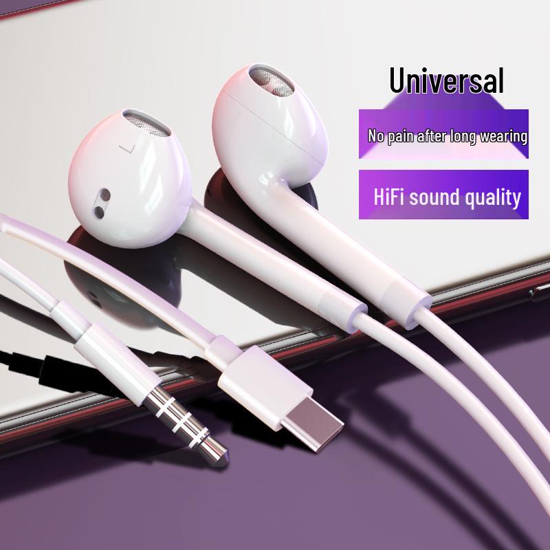 Original Apple Wired Headphones for iPhone 7/14/15/16 - Crack-Free, Plug and Play
