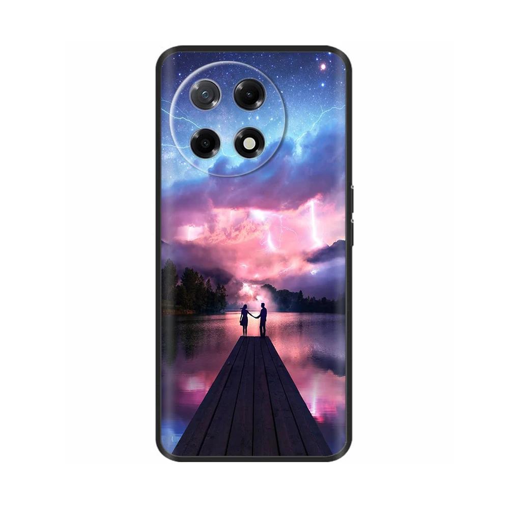Pour Tecno Camon 30S Pro Coque Silicone Souple Noir TPU Coque de Téléphone Pour Tecno Camon 30S Camon30S Funda Coques Arrière Protectrices Coque