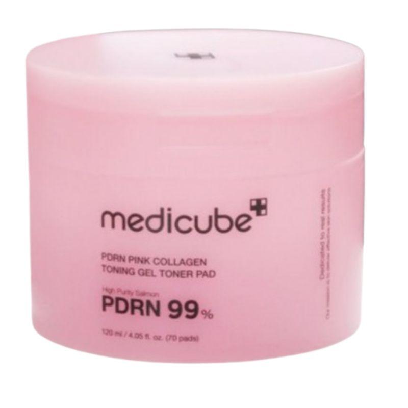 

MediCube PDRN Pink Collagen Toning Gel Toner Pads 120ml 70Sheets 70pcs(120ml) 1ea