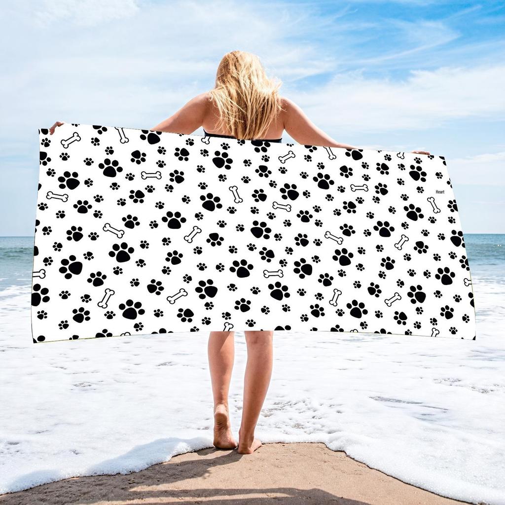 70x140 Microfiber Custom Printed Beach Towel - Absorbent & In Stock