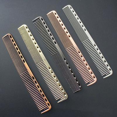 Space Aluminuml Hair Comb Pro Hairdressing Combs Hair Cutting Dying Hair Brush Barber Tools Salon Accessaries