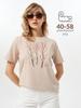 / Women's T-Shirt with Cotton Print
