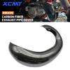 Motorcycle Exhaust Guard Carbon Fiber Protection Heat Shield Cover For KTM EXC 250 300 For Husqvarna TE 2017-2020 2021 2022 2023