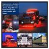 2PCS LED Trailer Side Marker Lights 12V Waterproof Red Chicken Clearance Button Lights for Truck Semi Trucks Freightliner – Universal Fit