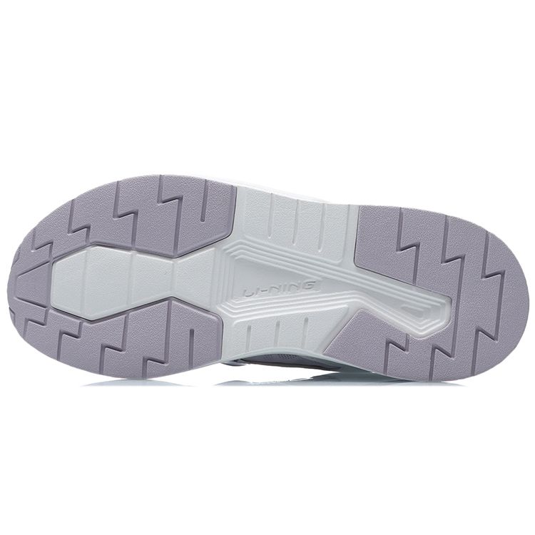 Li Ning Comfortable Breathable Low-Top Running Shoes Women sneaker White Purple AGCR074-1