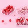 Ins Love Heart Shape Push Pins Safety Colored Push Pin Cork Board Thumb Tack Wall Pins School Stationery Office Binding Supplies