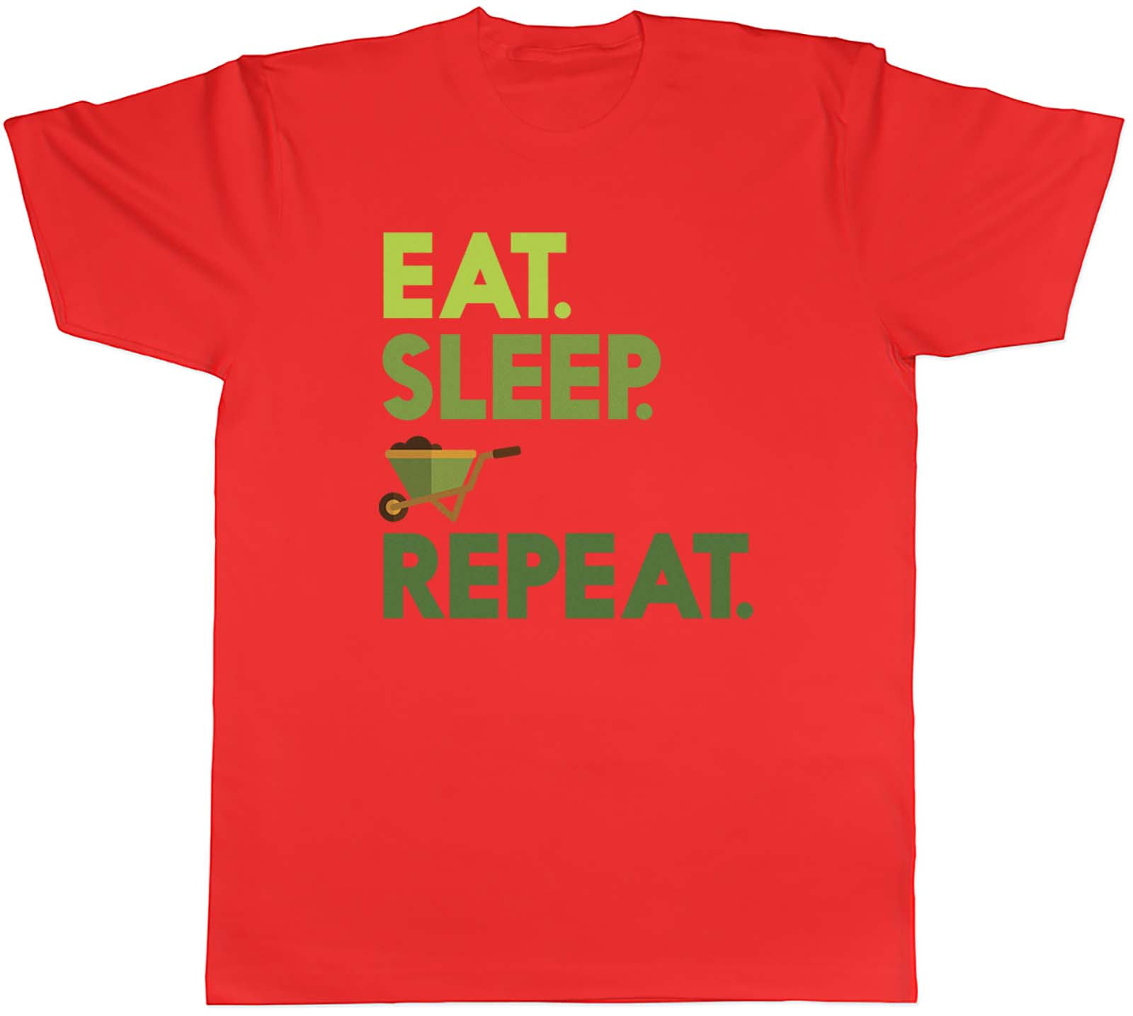 Gardening TShirt Unisexs Eat Sleep Gardening Repeat Unisex Tee Gift S