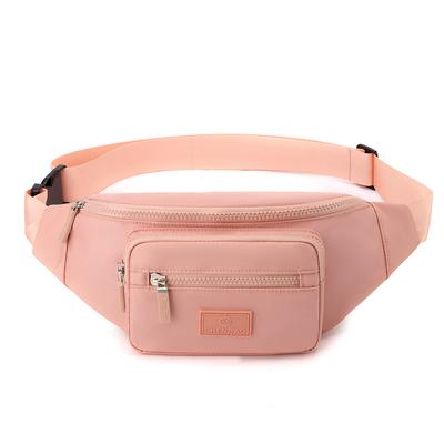 Zipper Nylon Crossbody Bag  Casual Wai St  Versatile Shoulder Bag  Monochromatic  Popular  Soft  High Quality  Beauty