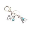 Alloy Retro European-American Keychain Pendant for Bags and Cars